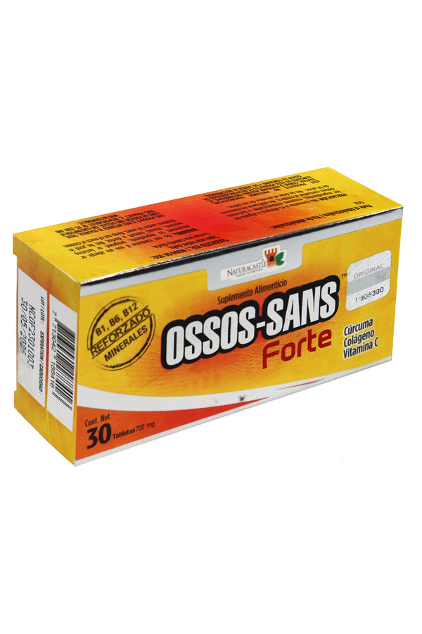 TBS. OSSOS-SANS FORTE C/30* curcuma, colageno y vitamina C.