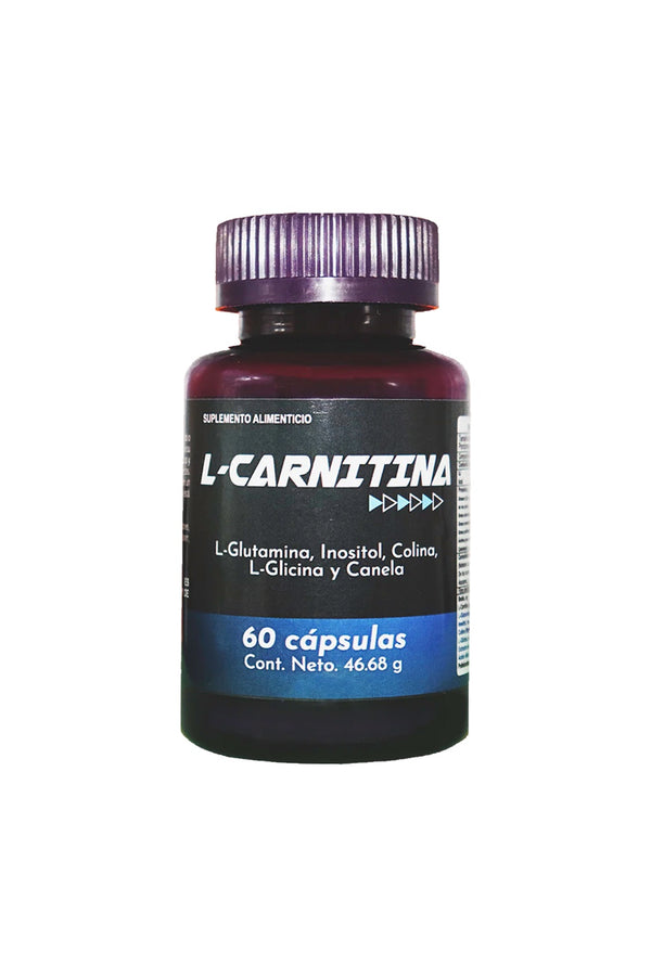 CAPS. L-CARNITINA C/60 L-GLUTAMINA, INOSITOL, COLINA, L-GLICINA Y CANELA*