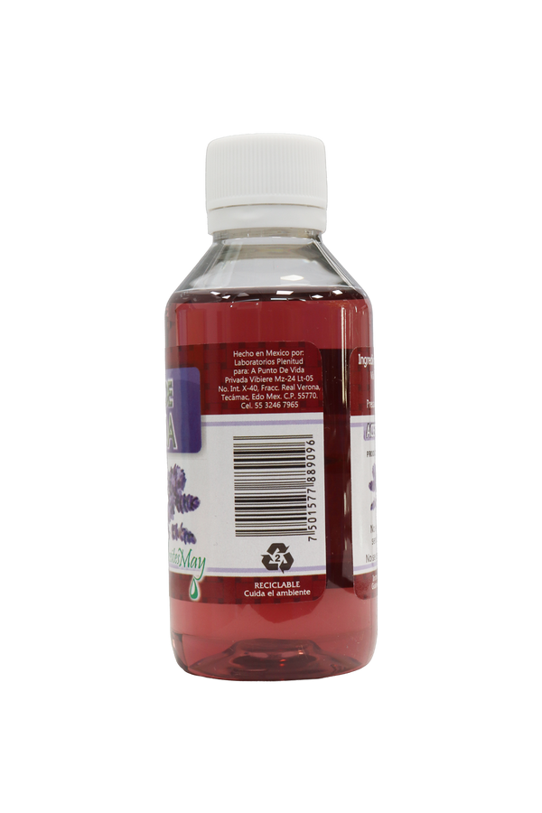 ACEITE DE LAVANDA C/120ML. VÍA DE ADMINISTRACIÓN CUTANEA.