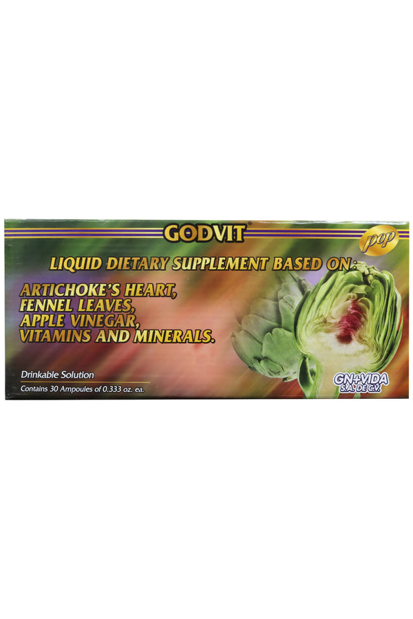 AMP. CORAZÓN DE ALCACHOFA SOLUCIÓN INGERIBLE C/30 AMP. DE 10 ML C/U. CORAZÓN DE ALCACHOFA, HOJAS DE HINOJO, VINAGRE DE MANZANA, VITAMINAS Y MINERALES. AHORA CON BROMELINA Y GUARANA.