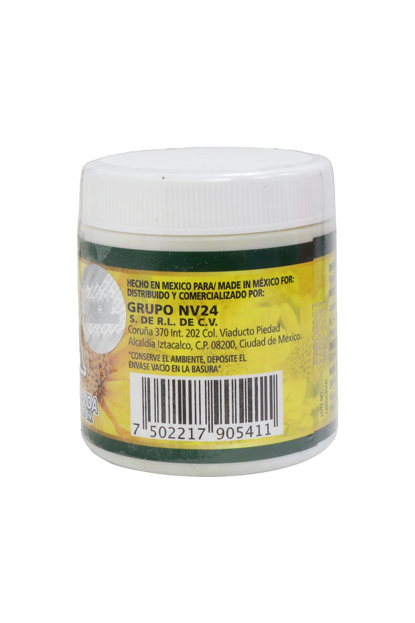 POMADA CORPORAL CON FORMULACIÓN HERBAL TRADICIONAL ÁRNICA C/ 125 GR. ARNICA BODY OINTMENT WITH TRADITIONAL HERBAL FORMULATION.