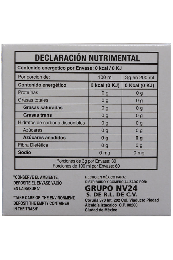 TÉ CHUPA GRASS C/30 SOBRES 3 GR C/U. A BASE DE JENGIBRE, CENTELLA ASIATICA, CASTAÑO DE INDIAS, PIÑA, LINAZA Y CANELA. EFECTO TERMÓGENICO. CERTIFICADO DE CALIDAD HARPC.