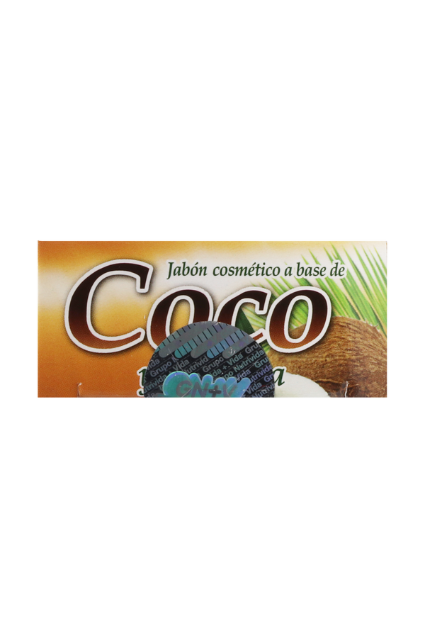 JABÓN COSMÉTICO A BASE DE COCO Y GLICERINA C/90 GR. JABÓN COSMÉTICO CON FÓRMULA TRADICIONAL.