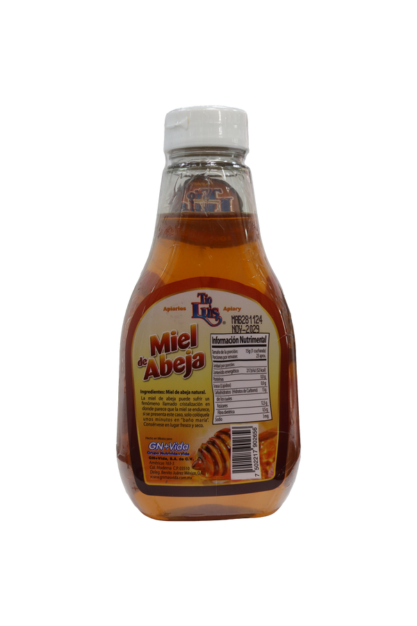 MIEL DE ABEJA 100% NATURAL CON 350 GR.