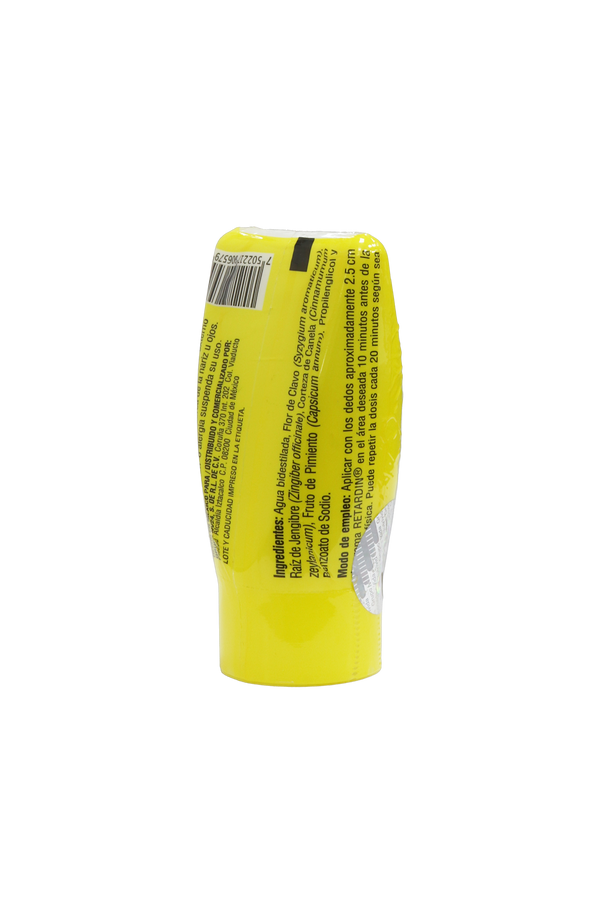 CREMA CORPORAL PARA HOMBRE RETARDIN 35 GR. A BASE DE , CLAVO, JENGIBRE, CANELA Y PIMIENTO.