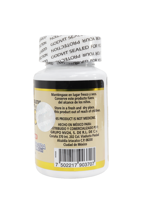 TBS. POTASIO C/60 DE 1 GR. C/U.