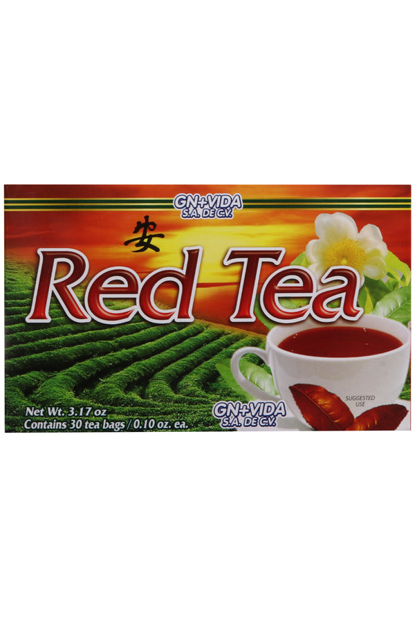TÉ ROJO C/30 SOBRES DE 3 GR C/U. CERTIFICADO DE CALIDAD HARPC.