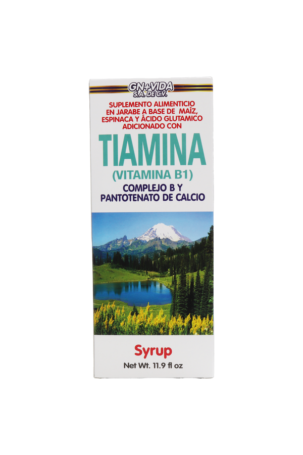 JARABE A BASE DE MAÍZ, ESPINACA Y ÁCIDO GLUTAMICO ADICIONADO CON TIAMINA (VITAMINA B1), COMPLEJO B Y PANTOTENATO DE CALCIO C/ 340 ML.