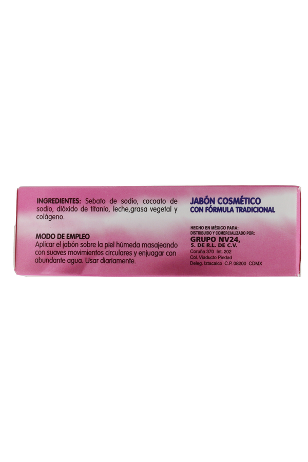 JABÓN COSMÉTICO A BASE DE YOGURTH Y COLAGENO C/ 90 GR. JABÓN COSMÉTICO CON FÓRMULA TRADICIONAL.