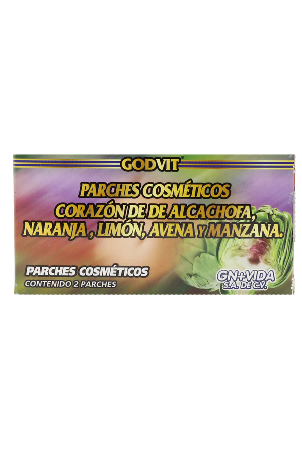 PARCHES COSMETICOS CORAZÓN DE ALCACHOFA, NARANJA, LIMÓN, AVENA Y MANZANA. PARCHES COSMÉTICOS C/2 PARCHES. DUODOSIS.
