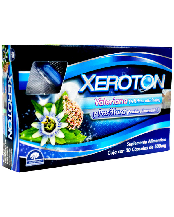 CAPS. XEROTON C/30 500MG* valeriana y pasiflora
