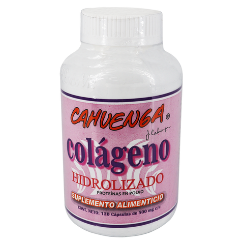 CAPS. COLÁGENO HIDROLIZADO C/120 500MG C/U