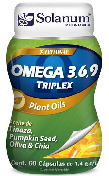 CAPS. OMEGA 3,6,9 TRIPLEX PLANTS OIL C/60