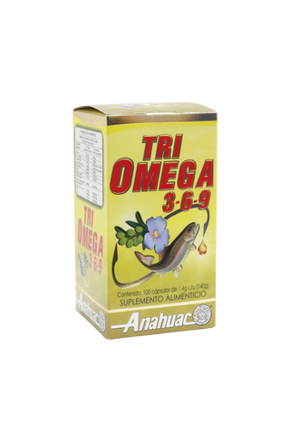 CAPS. TRI OMEGA 3-6- 9 C/100  DE 1.4 GR C/U.