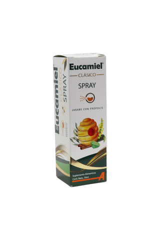 SPRAY EUCAMIEL CLÁSICO JARABE CON PROPOLIS C/70ML.