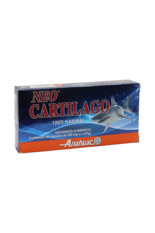 CAPS. NEO CARTILAGO (100% NATURAL)  C/50 DE 500 MG C/U.