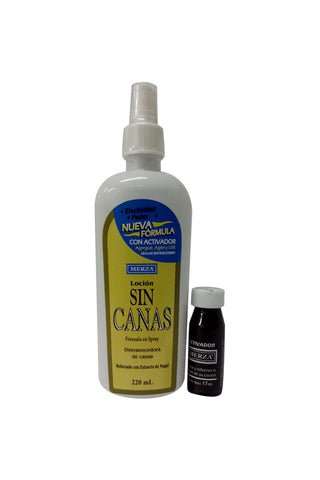 LOCION SIN CANAS EN SPRAY 220ML. CON ACTIVADOR