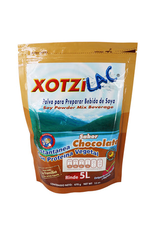 XOTZILAC SABOR CHOCOLATE 470 GR.