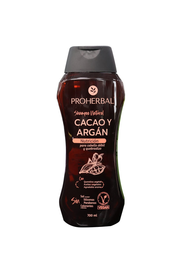 SHAMPOO PROHERBAL CACAO Y ARGÁN 700 ML