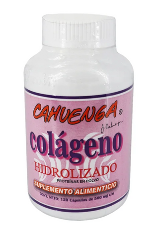 CAPS. COLÁGENO HIDROLIZADO C/120 500MG C/U