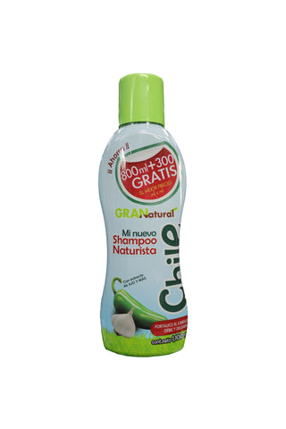 SHAMPOO GRAN NATURAL CHILE CON AJO 1100ML