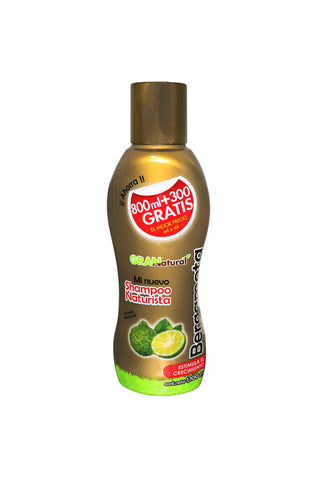 SHAMPOO GRAN NATURAL BERGAMOTA 1100 ML*  mi nuevo shampoo naturista estimula el crecimiento