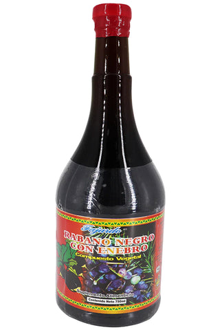 COMPUESTO VEG. RABANO NEGRO C/ENEBRO 750 ml.