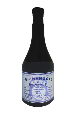 COMPUESTO QUINANOGAL Y ZARZAPARRILLA 750 ml.