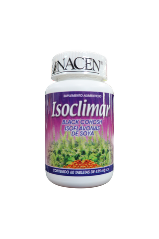 TBS. ISOCLIMAR C/60 DE 435 MG C/U. BLACK COHOSH, ISOFLAVONAS DE SOYA.