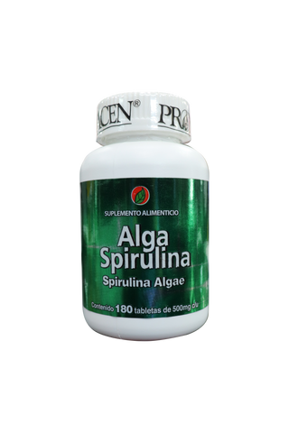 TBS. ALGA SPIRULINA C/180 DE  500MG C/U.