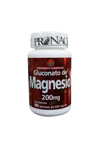 TBS.GLUCONATO MAGNESIO C/90 DE 500 MG C/U.
