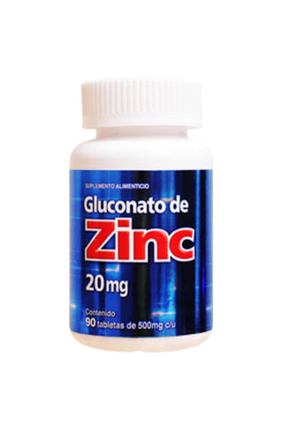 TBS. GLUCONATO ZINC C/90