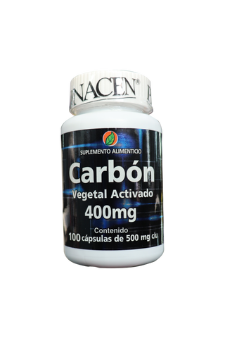 CAPS. CARBON VEGETAL C/100 500 MG.
