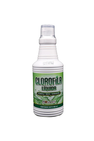 CLOROFILA LIQUIDA C/500ml clorifila-menta-hierbabuena 1X12