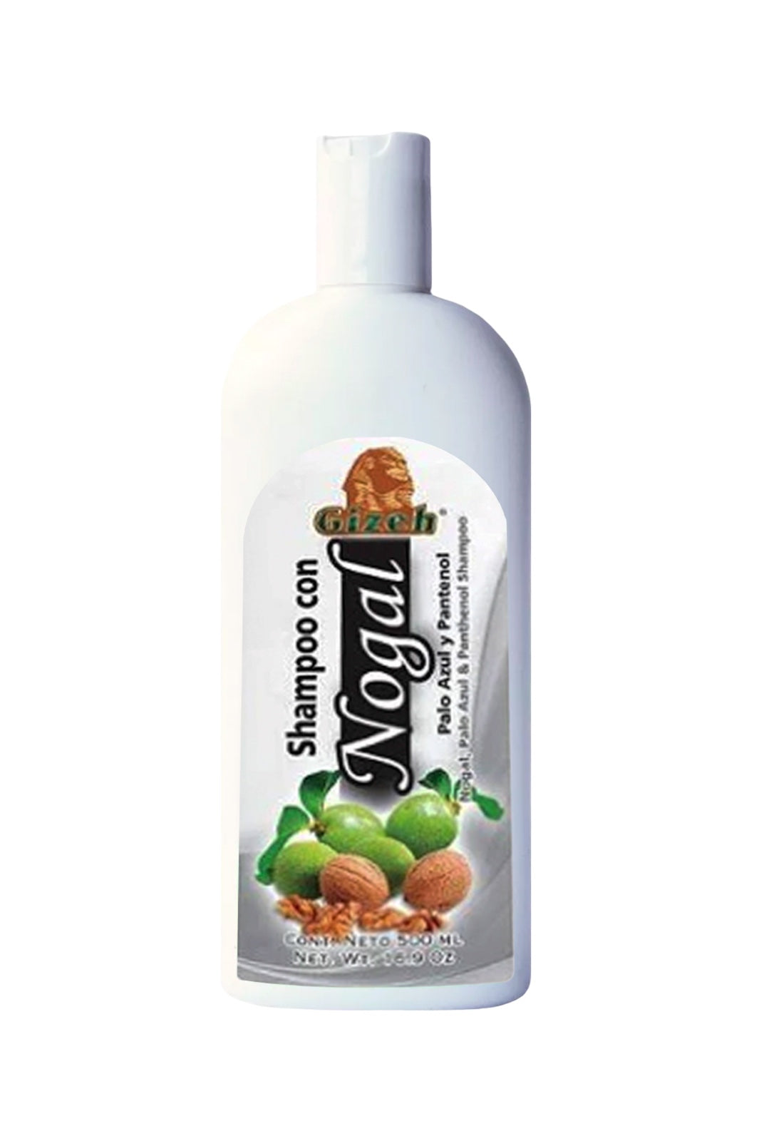 SHAMPOO CON NOGAL PALO AZUL Y PANTENOL 500ML.