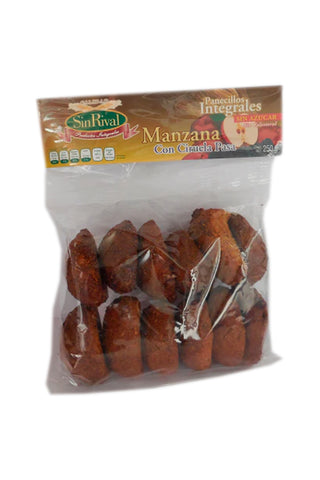 PANECILLOS INTEGRALES SIN AZUCAR DE MANZANA CON CIRUELA PASA