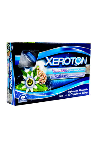 CAPS. XEROTON C/30 500MG* valeriana y pasiflora
