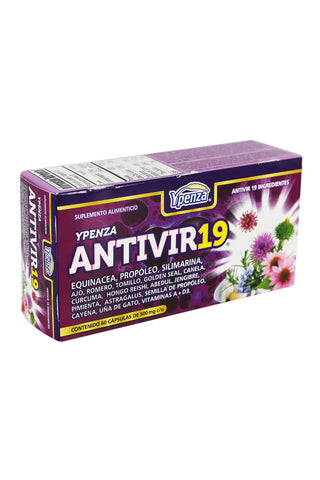 CAPS. ANTIVIR19 C/60 500 MG* Equinacea, propoleo, silimarina