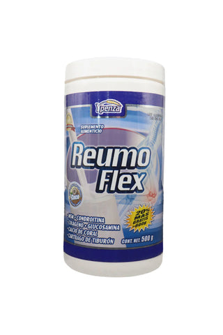 POLVO REUMO FLEX BEBIDA SABOR COCO 500 GR* msm,condroitina,colageno,glucosamina 1x24