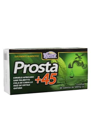 TBS. PROSTA+45 C/60 500MG* ciruelo africano, saw palmeto, cola de caballo, raiz de ortiga, gayuba 1X120