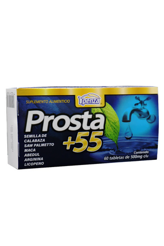 TBS. PROSTA+55 C/60 500MG* semilla de calabaza, saw palmeto, maca, abedul, arginina, licopeno1X120