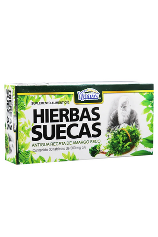 TBS. HIERBAS SUECAS C/30 500MG* 1X120