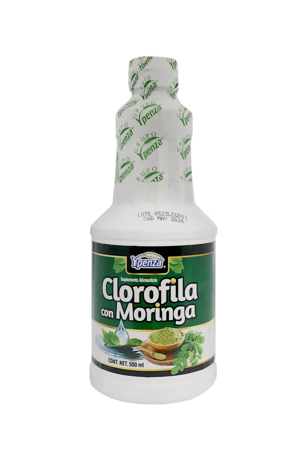 CLOROFILA CON MORINGA SABOR MENTHA 500 ML* 1X48