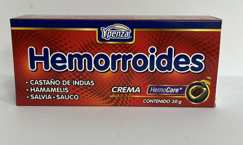 CREMA HEMOCARE  HEMORROIDES 30GRS 1X35 * Castaño de Indias, Hamamelis, salvia, sauco *