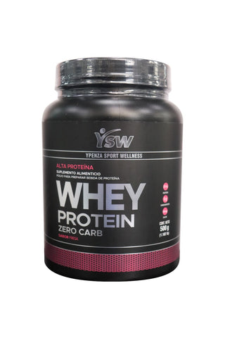 WHEY PROTEIN ZERO CARBS FRESA BOTE 500 GRS  1X12*
