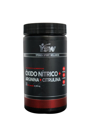CAPS. OXIDO NITRICO + ARGININA + CITRULINA C/60 500 mg  1X30*