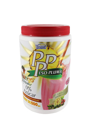 MALTEADA PP PSO PLUMA MANGO AFRICANO 0% AZUCAR SABOR FRESA 500 GR