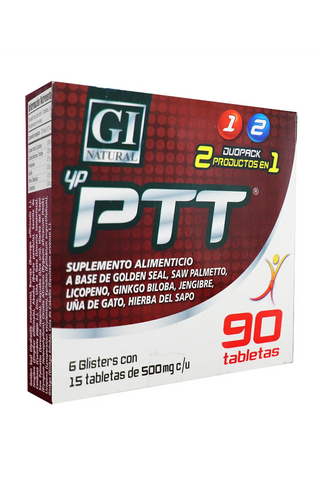 TBS. PTT C/90 6 BLISTERS C/15 TBS.