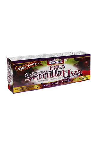 CAPS. SEMILLA DE UVA EXTRACTO C/60 500MG C/U