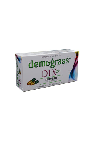 CAPS. DEMOGRASS DTX QP C/30 500 MG 1X184 * SILIMARINA CARDO MARIANO